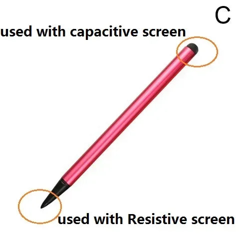 Universal dual-use capacitive stylus pen, 1pcs red