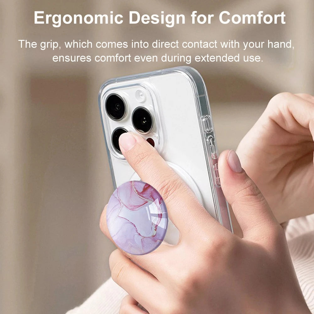 Magnetic expanding phone grip, view 3
