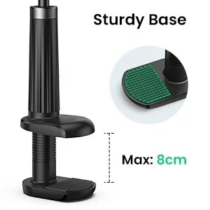 90cm flexible long-arm phone holder with clamp mount, view 9