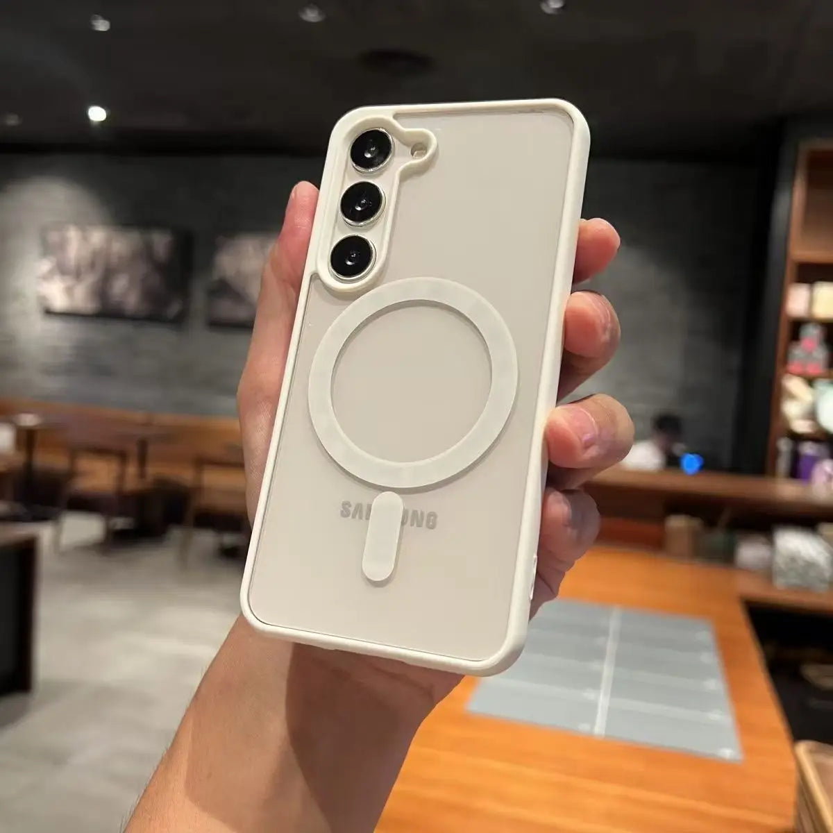 Magnetic wireless charging case for Samsung Galaxy S and A series, view 2