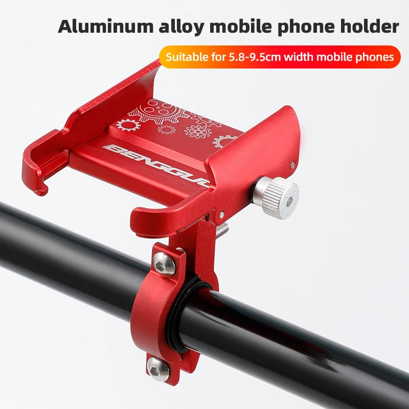 360° rotating bike phone holder for 4.7–7.0 inch phones