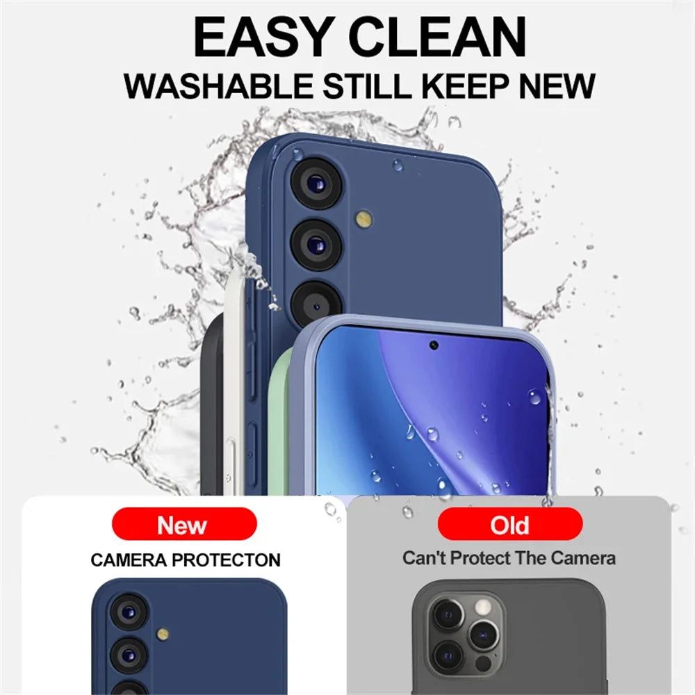 Soft liquid silicone case for Samsung Galaxy S23–S25, view 5