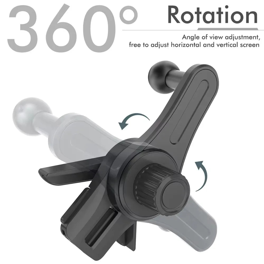 360° rotating magnetic screen-side phone holder for car or computer, view 5