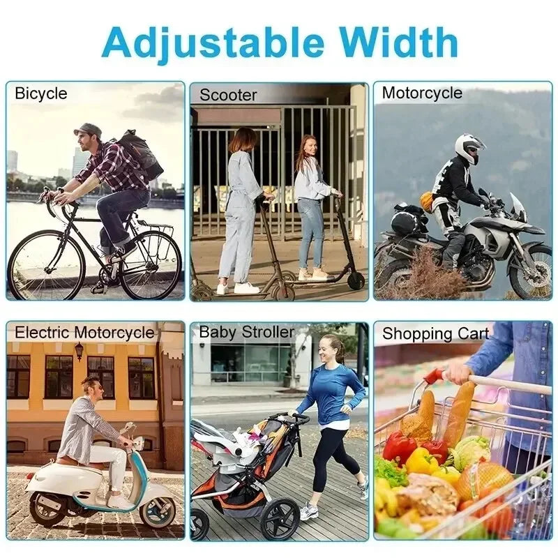 360° rotating non-slip bike and motorcycle phone mount, view 3