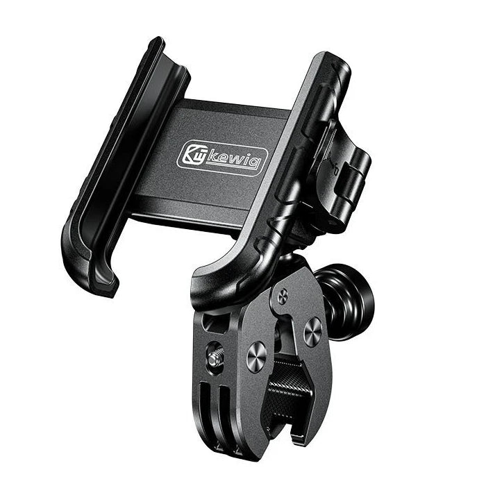 One-touch auto-lock motorcycle and bike phone mount, view 8