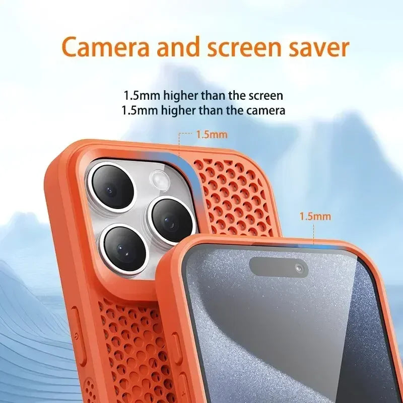 Cooling heat dissipation MagSafe case for iPhone 11–18, view 2
