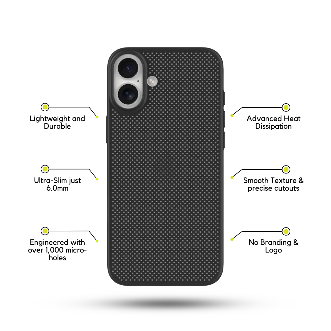 Solid Black MagSafe Phone Case