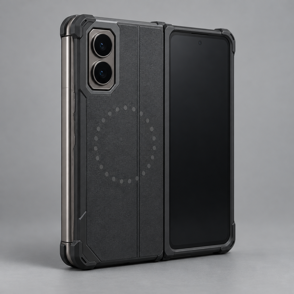 Hybrid Shell MagSafe Armour Case – iPhone Duo — back view