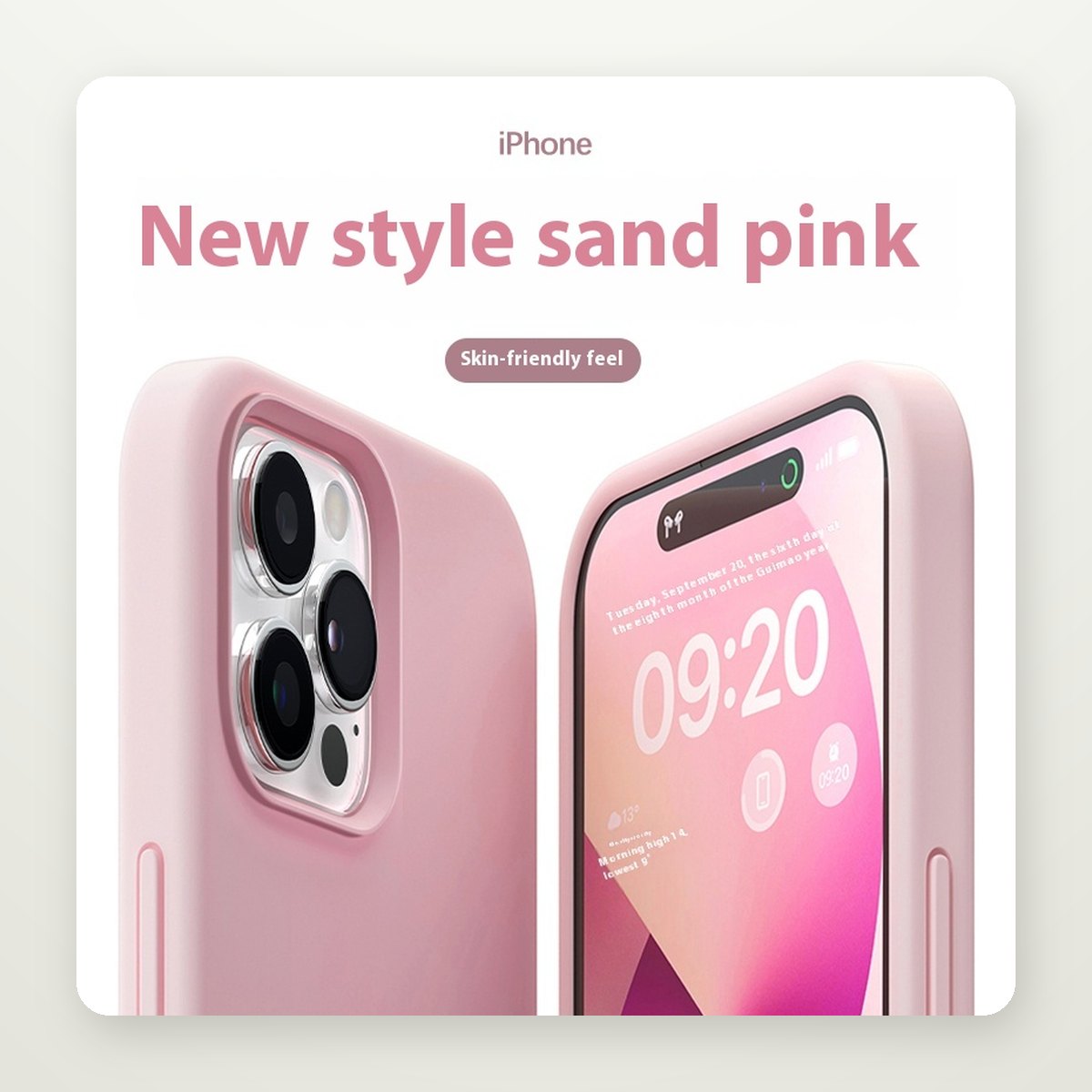 Soft-Touch Liquid Silicone Case for iPhone 15 & 16 Series