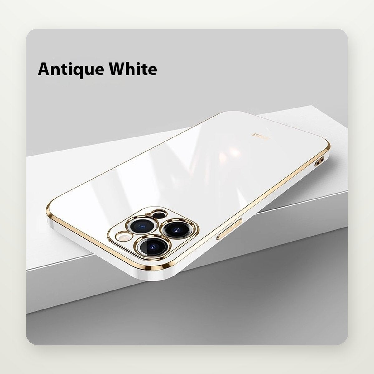 Electroplated Straight-Edge Case for iPhone 15 & 16 Series