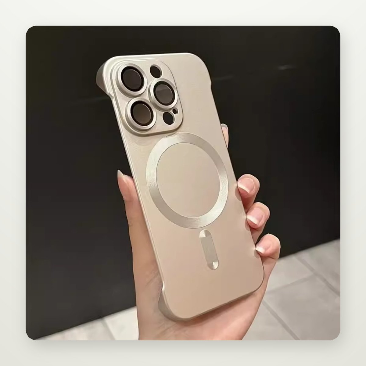 Frameless Ultra-Thin MagSafe Case for iPhone 14–16