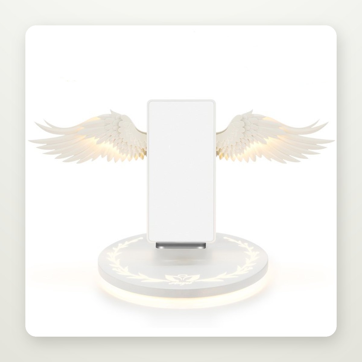 Angel Wings LED Wireless Charging Dock
