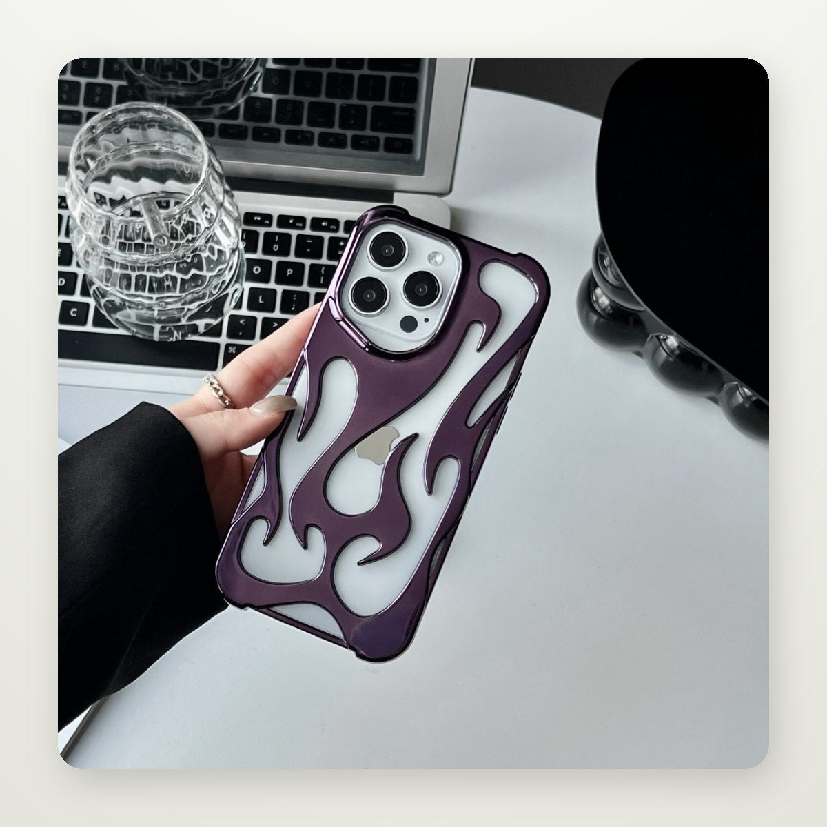 Hollow Flame Heat-Vent Case for iPhone 17 & iPhone Air