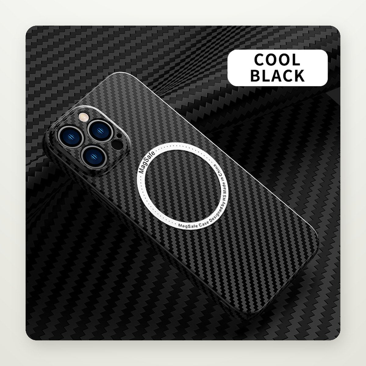Carbon Fiber Pattern Case for iPhone 11–13 & 16 Plus