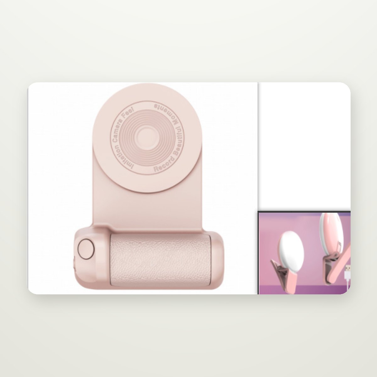 Camera-Style MagSafe Grip & Desk Stand