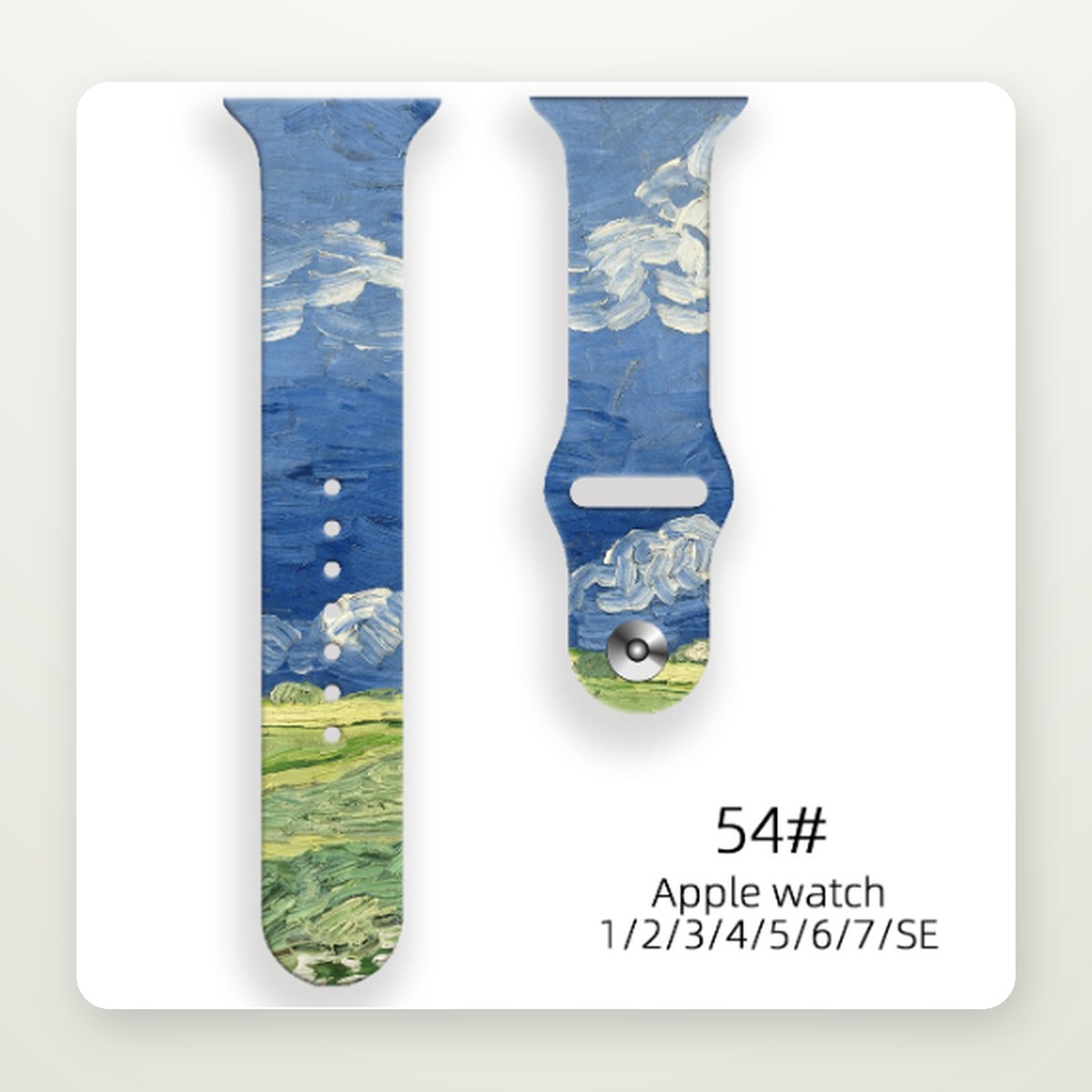 Printed Silicone Watch Band