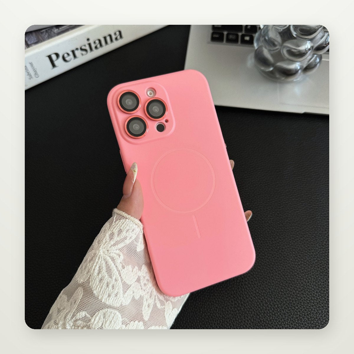 Liquid Silicone MagSafe Case for iPhone 15–17 & Air