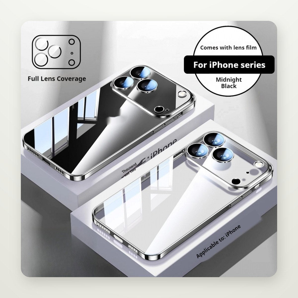 Ultra-Thin Full-Wrap Case for iPhone 14–17 & Air