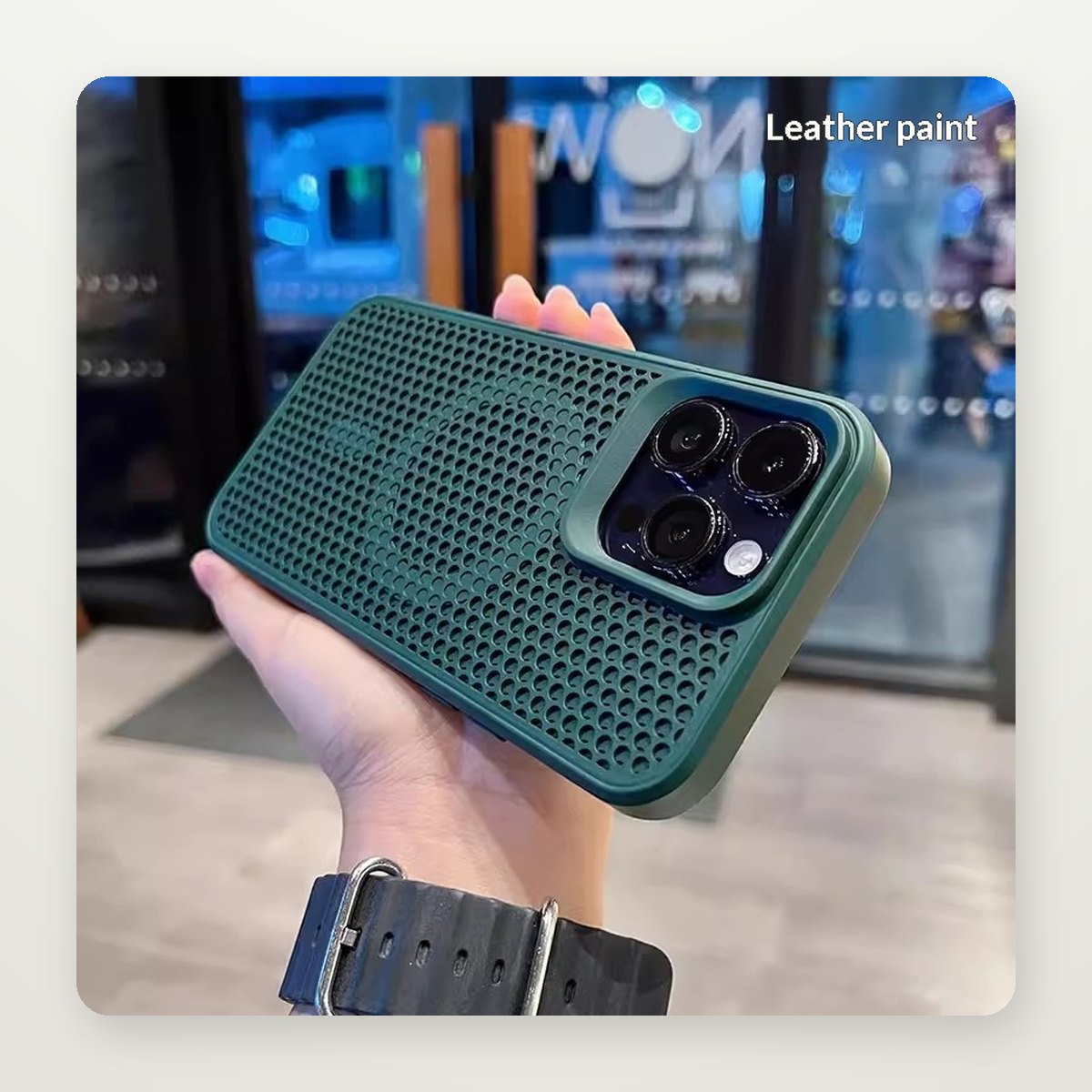 Honeycomb Cooling MagSafe Case for iPhone 11–17