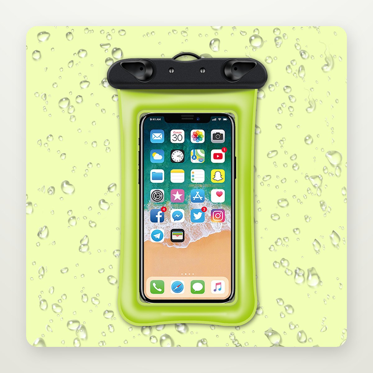Double-Airbag Waterproof Phone Pouch