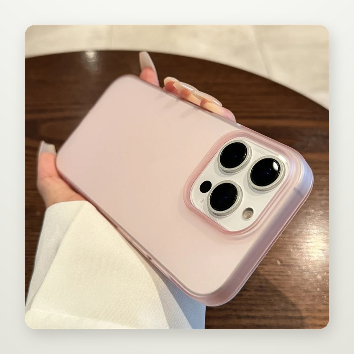 Ultra-Thin Matte Translucent Case for iPhone 12–17