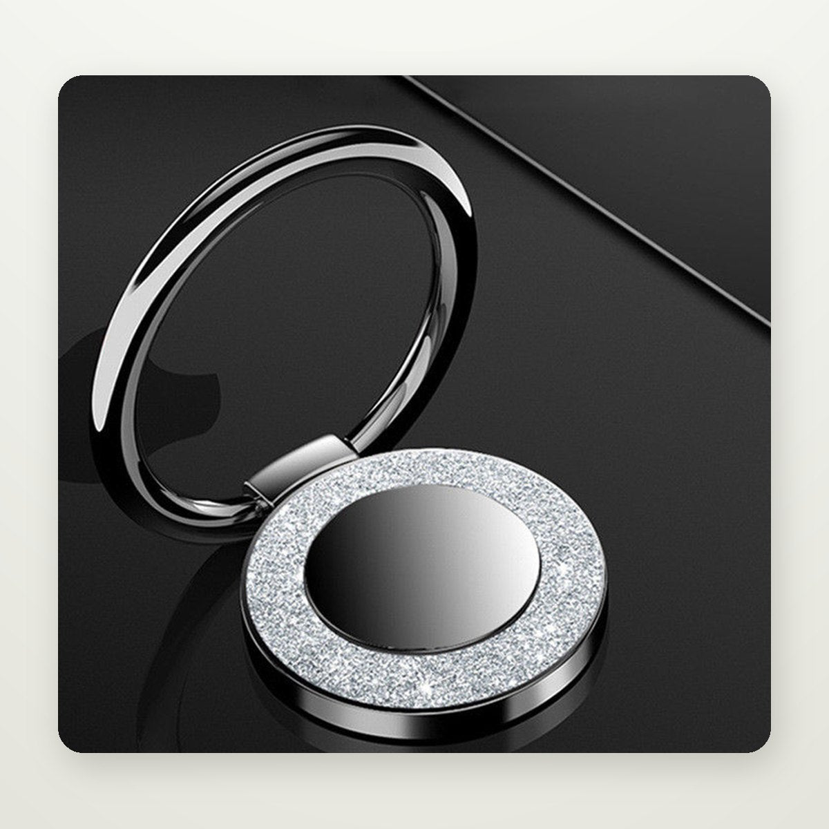 Glitter Metal Ring Phone Holder