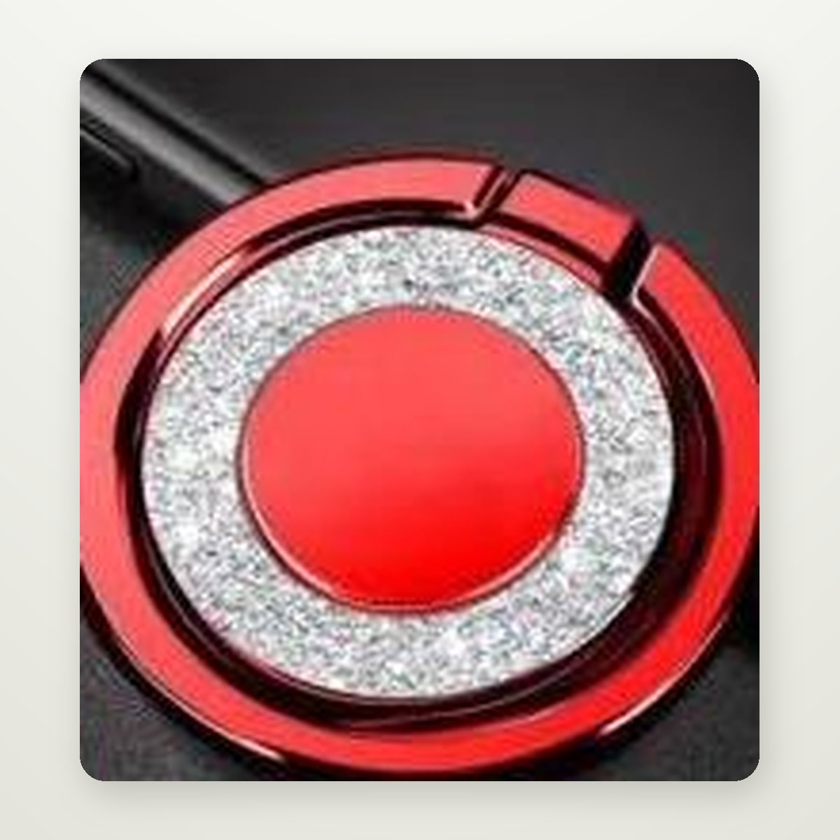 Glitter Metal Ring Phone Holder