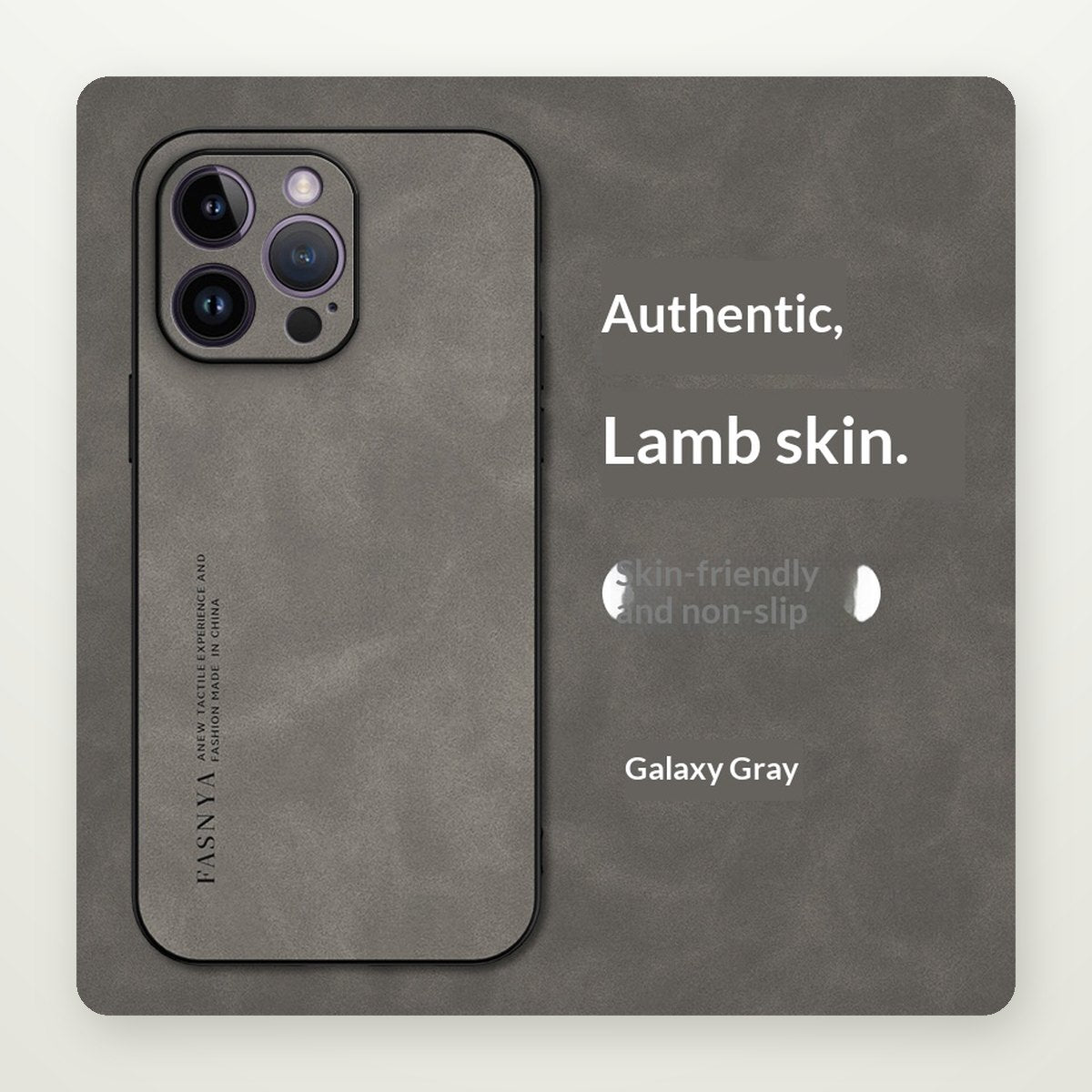 Classic Leather-Look Case for iPhone 13–17