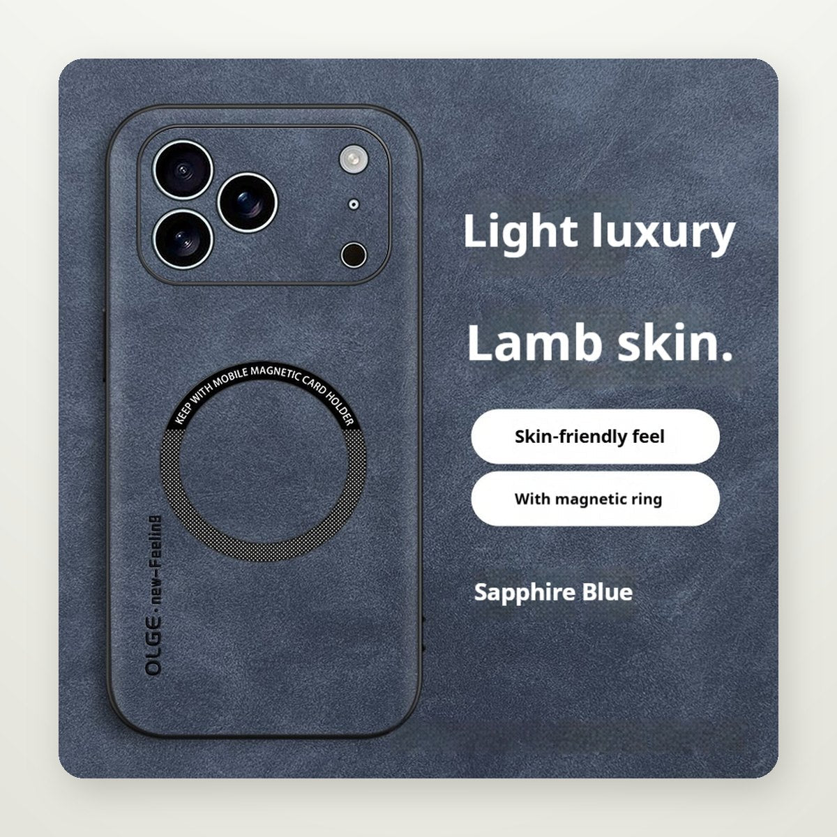 Ultra-Thin Leather-Look Magnetic Case for iPhone 17 & 11 Series