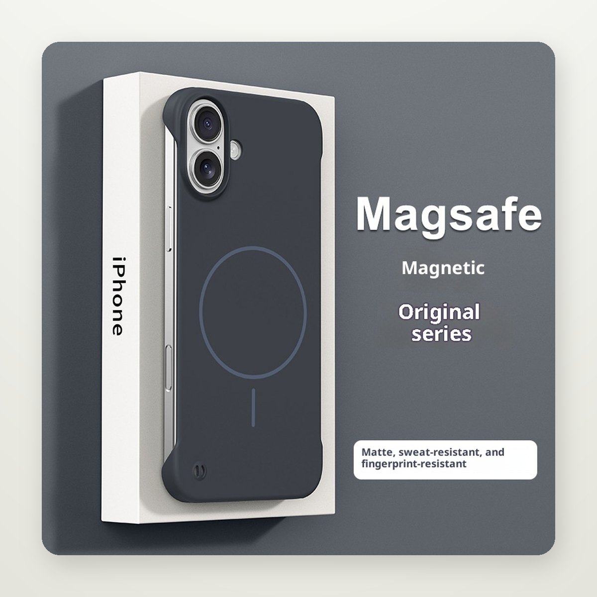 Frameless Skin-Feel MagSafe Case for iPhone 14–17