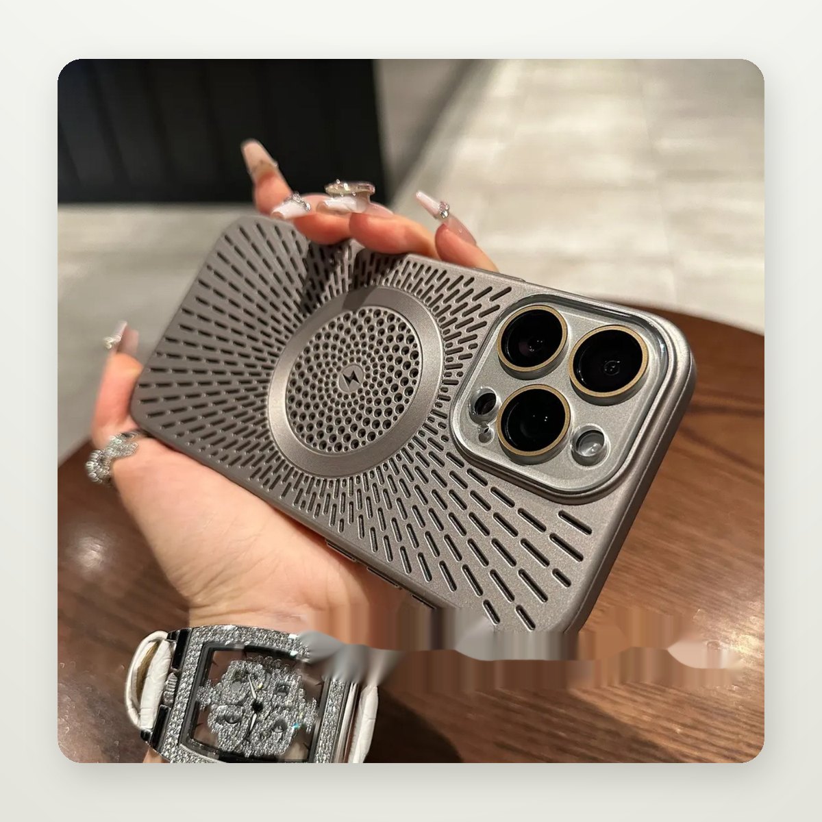 Ice-Cool Vented Magnetic Case for iPhone 16 Pro & 17 Series