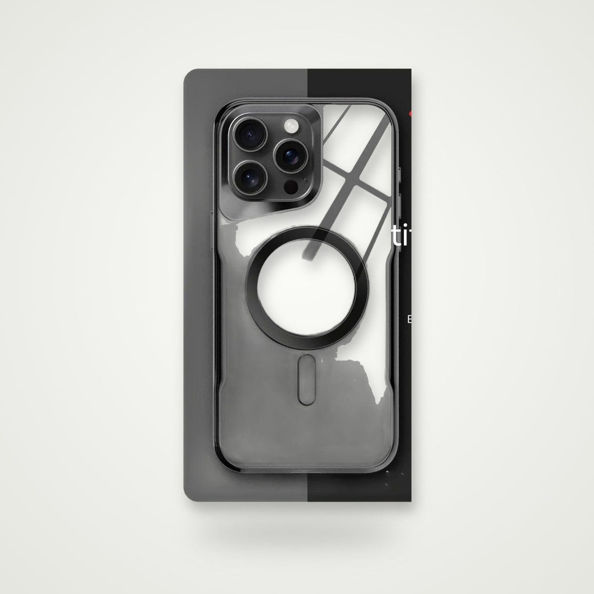 Mirror-Edge Acrylic MagSafe Case for iPhone 13–18