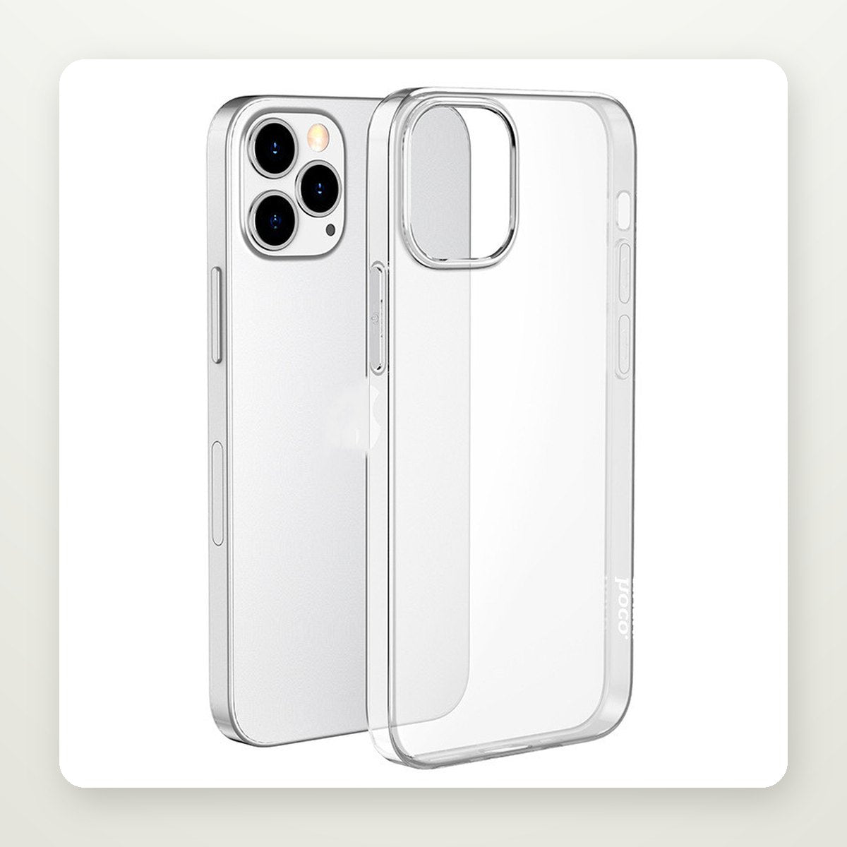 Crystal Clear TPU Case for iPhone 13–15