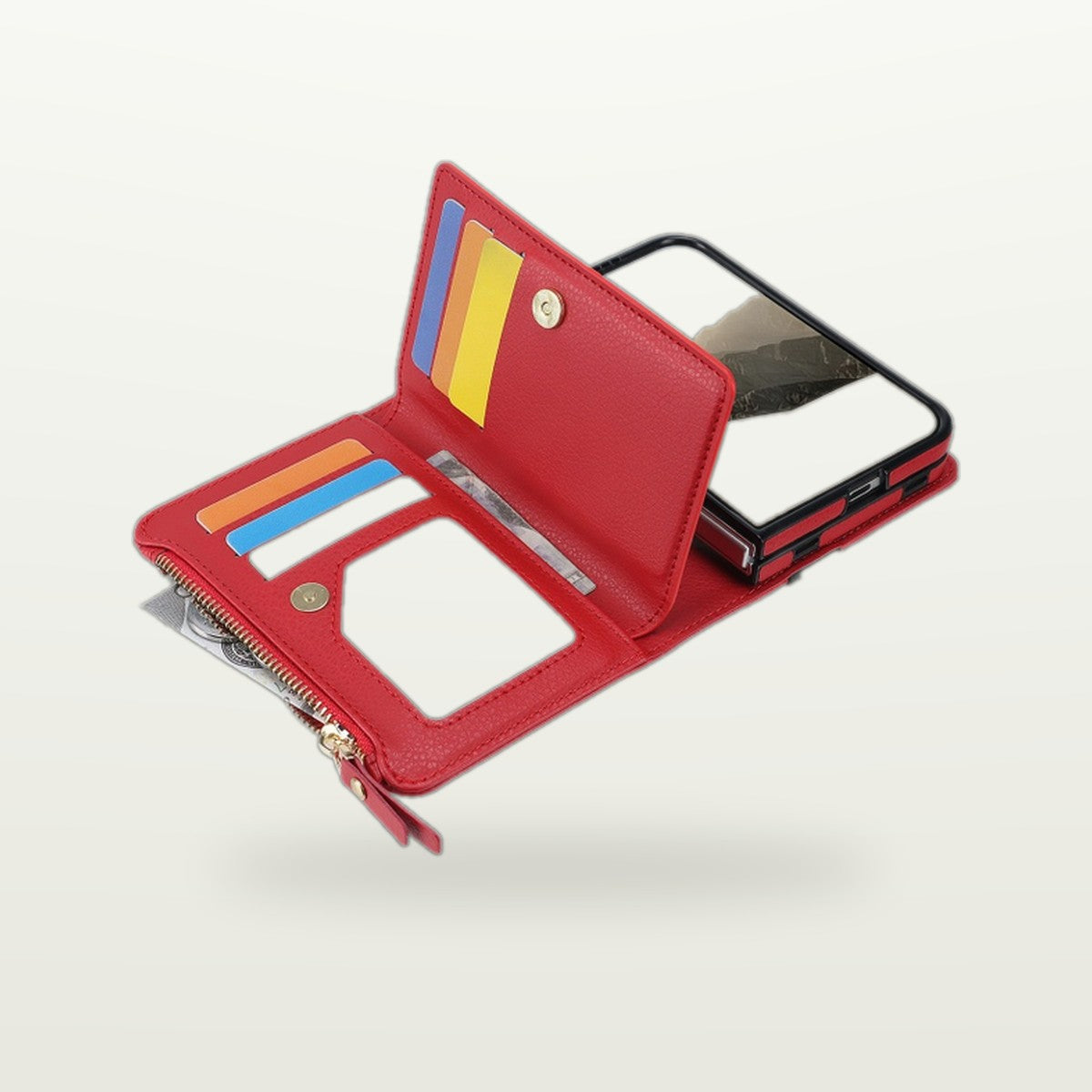 Leather-Look Card Wallet – iPhone Duo — view 2