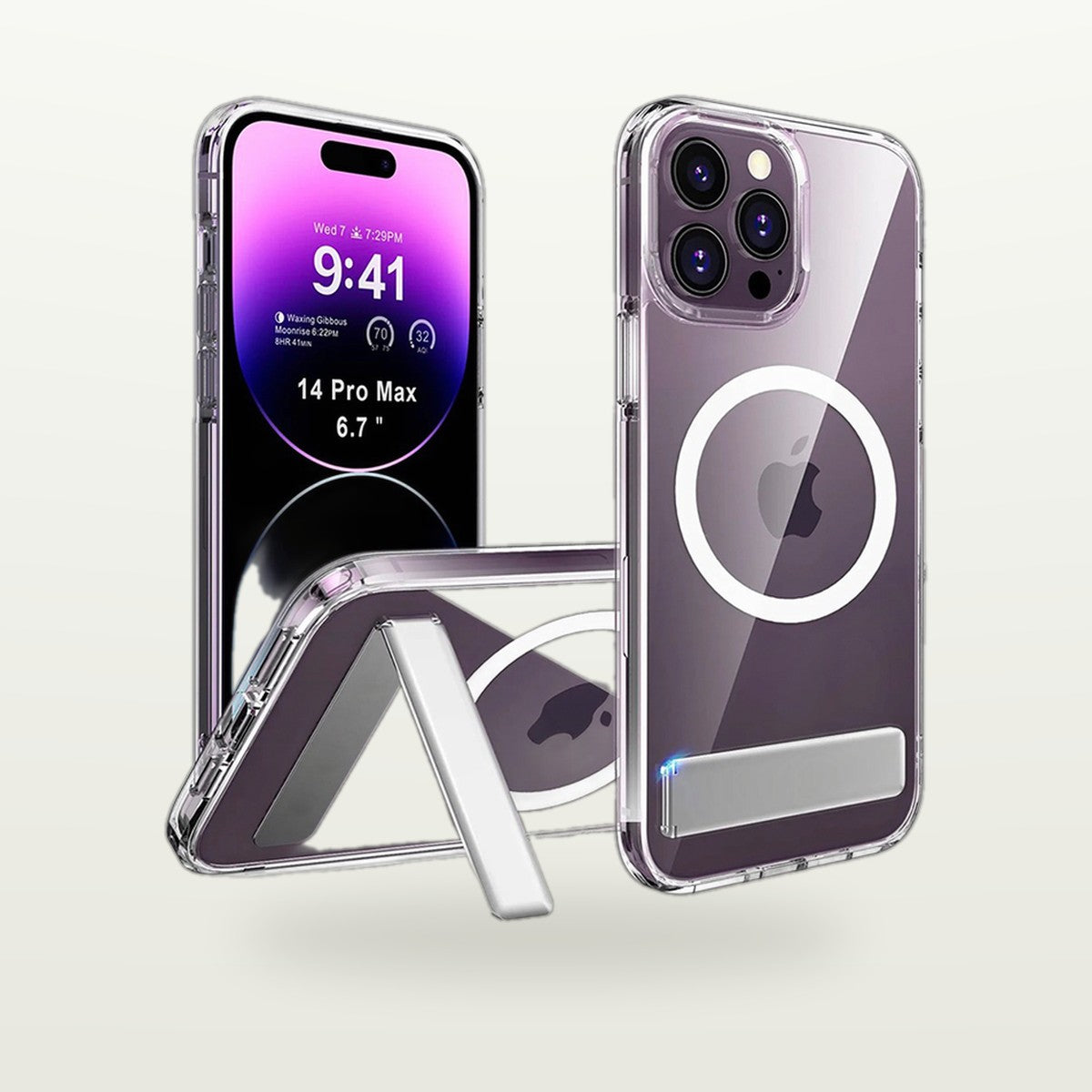 Clear MagSafe Stand Case – iPhone 18 Pro Max