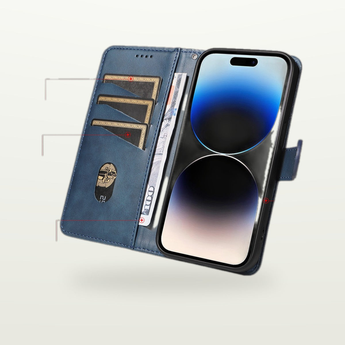 Leather-Look Card Wallet – iPhone 18 Pro — view 2