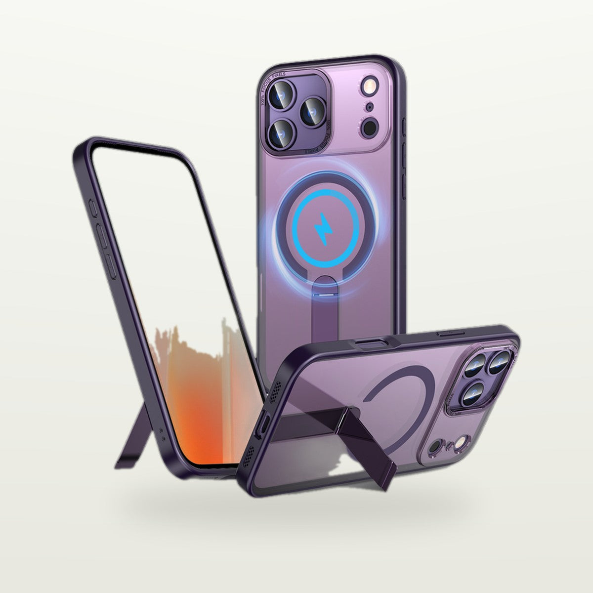 Aluminium MagSafe Stand Case – iPhone Duo