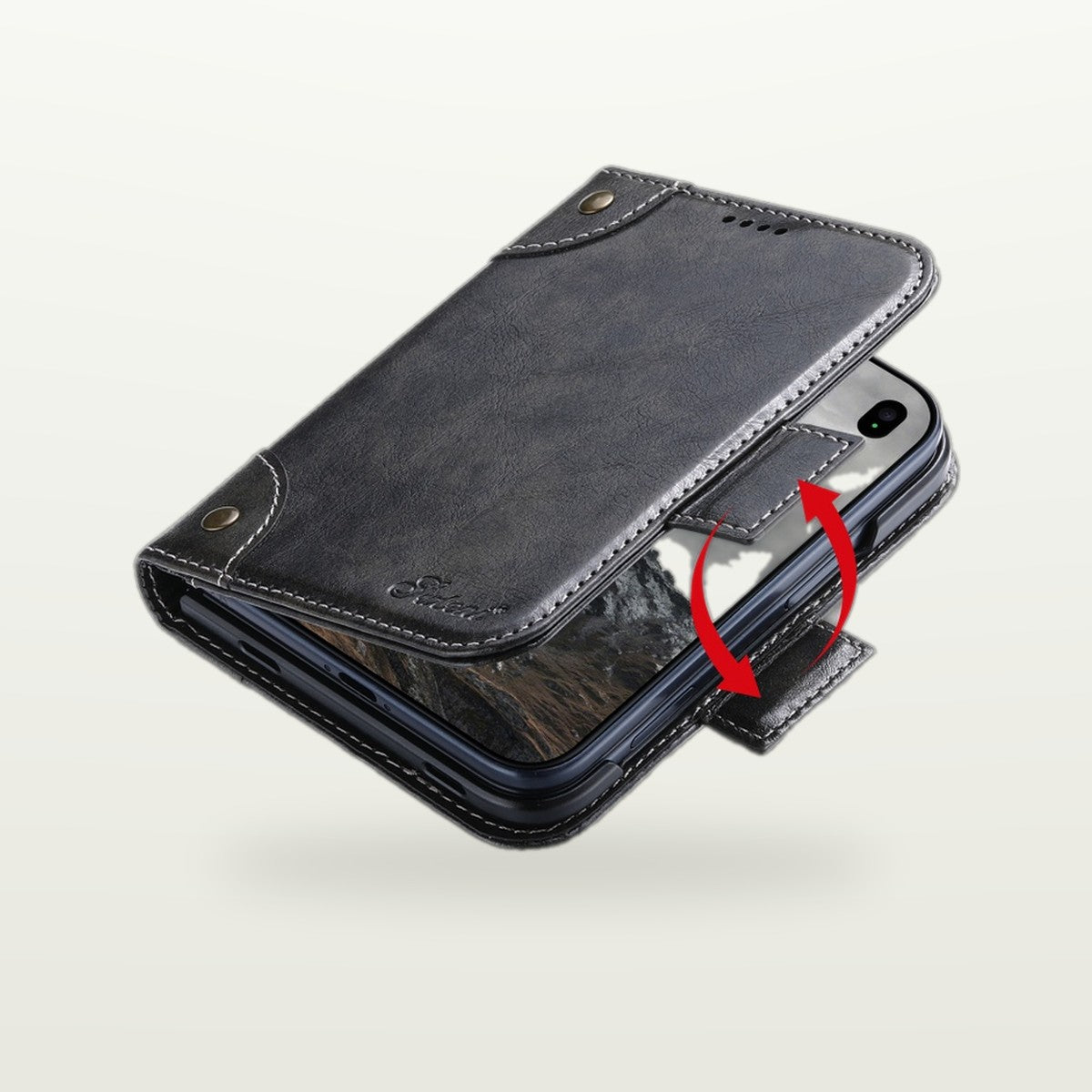 MagSafe Leather-Look Card Wallet – iPhone Duo