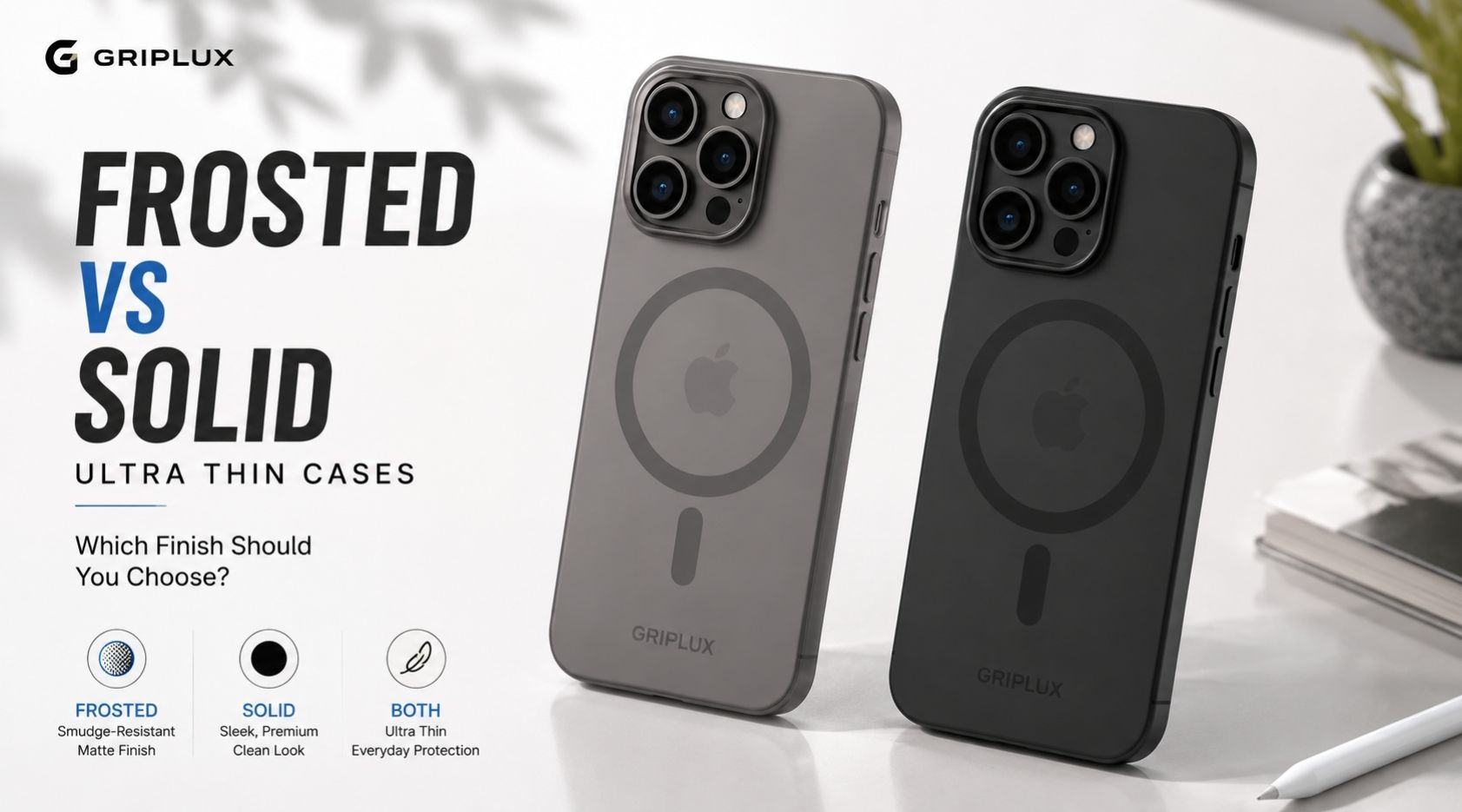 frosted vs solid phone case 