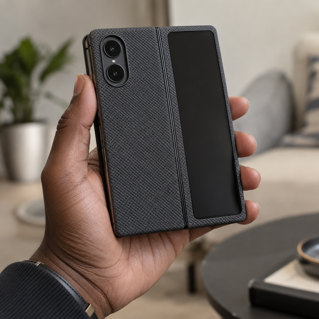 Tech-Woven 2-in-1 Case – iPhone Duo — in hand