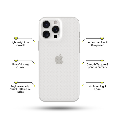White Thin Heat Dissipation Phone Case