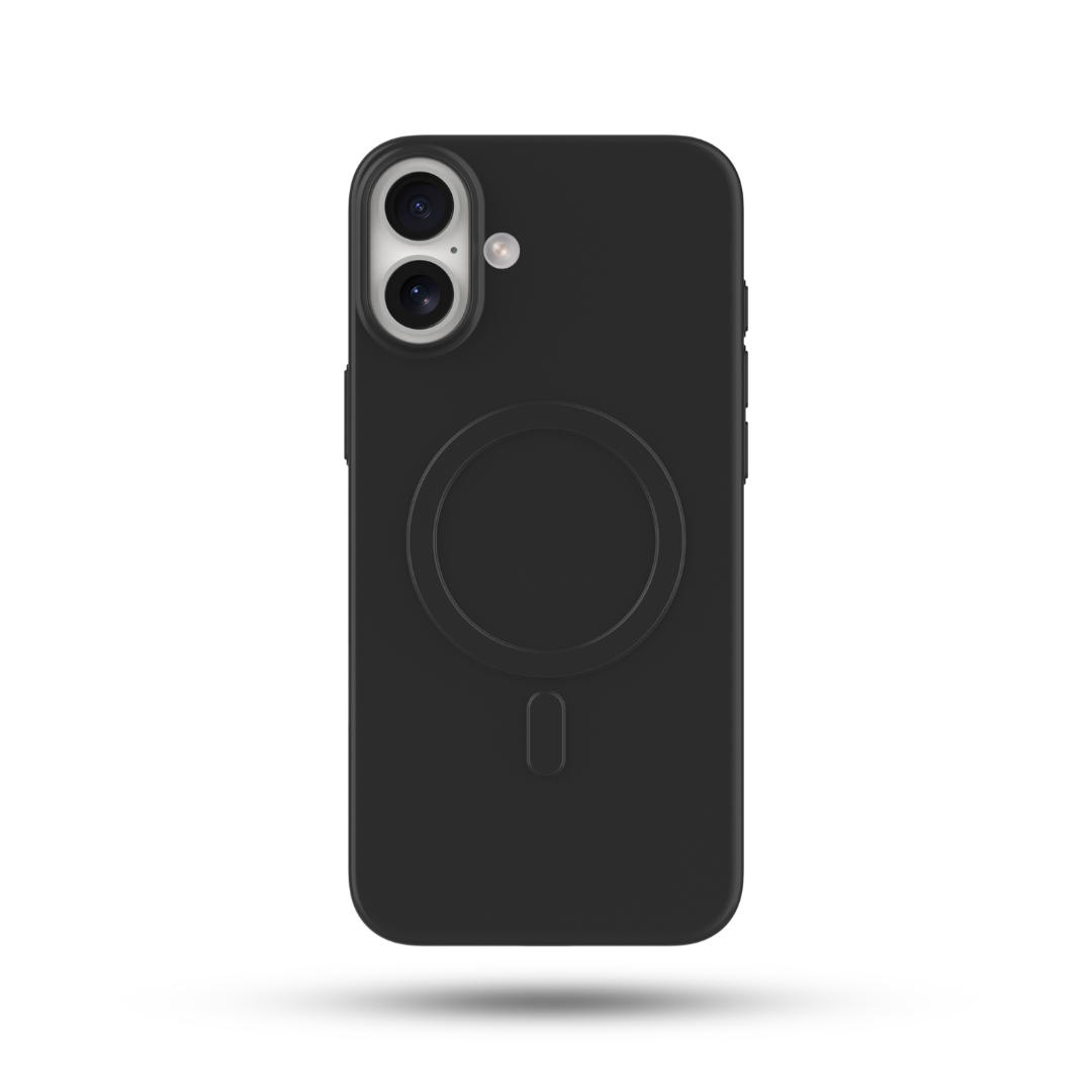 Solid Black MagSafe® Thin Magnetic Phone Case