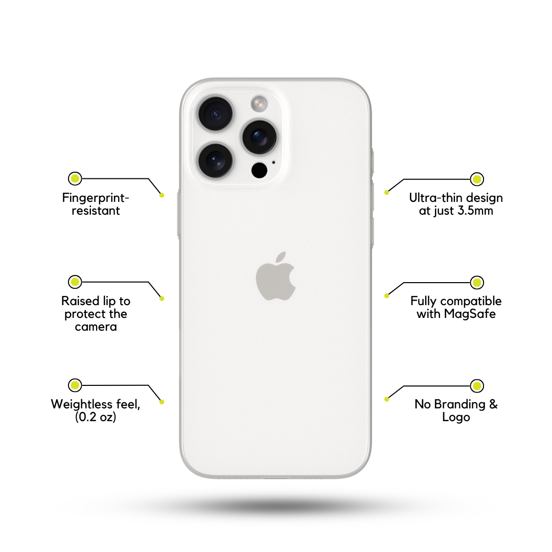 Frosted White Ultra Thin Phone Case