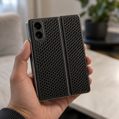 Honeycomb Cooling Case – iPhone Duo — in hand