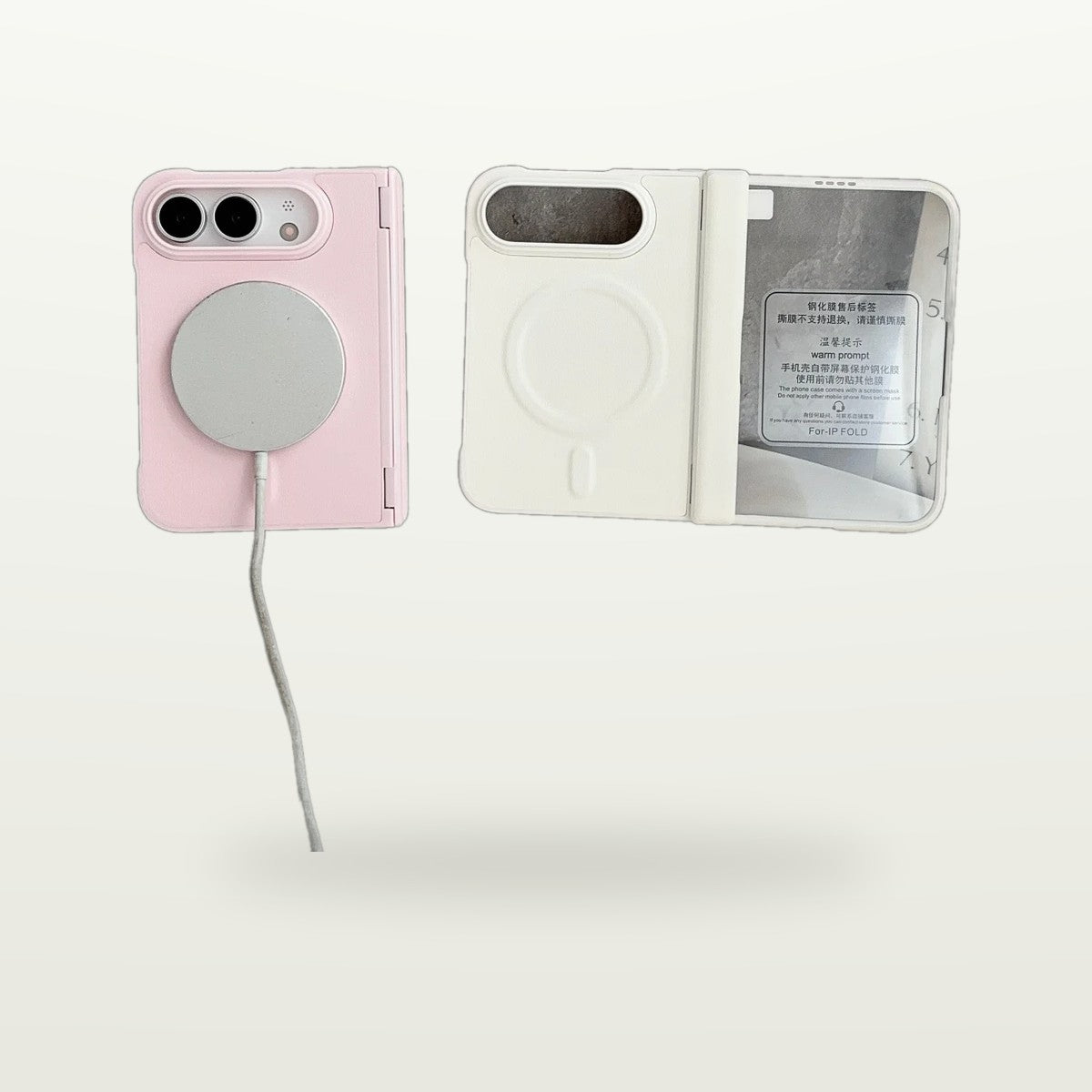 Colourblock Leather Case – iPhone Duo