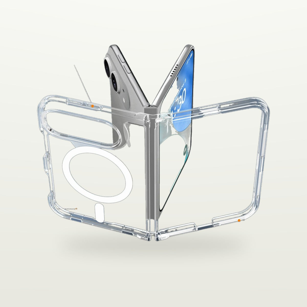 Clear Magnetic Bumper Case – iPhone Duo