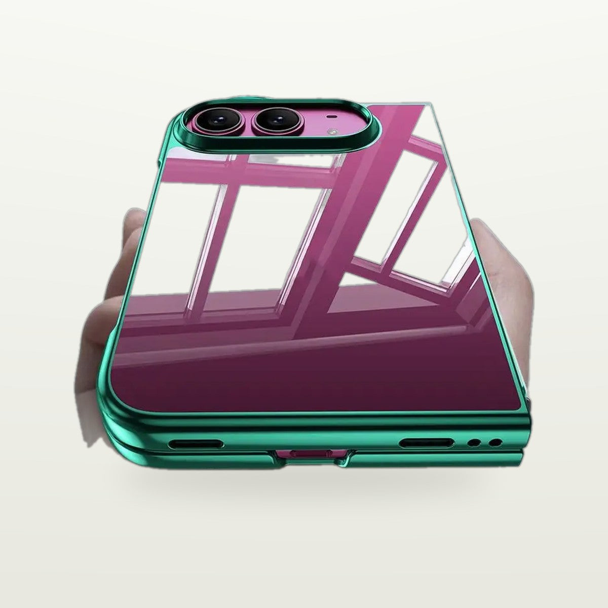 Electroplated Clear Case – iPhone Duo