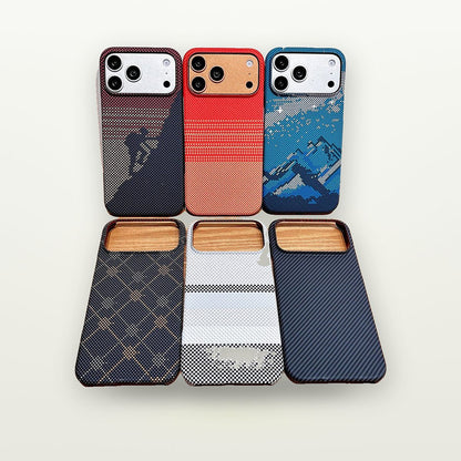 Matte Carbon Texture MagSafe Case for iPhone 13–18 — GripLux (2)
