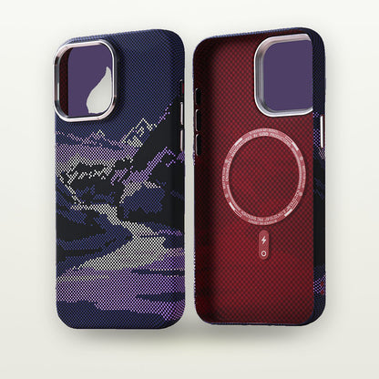 Mountain Ridge Twill MagSafe Case for iPhone 13–16 — GripLux (7)