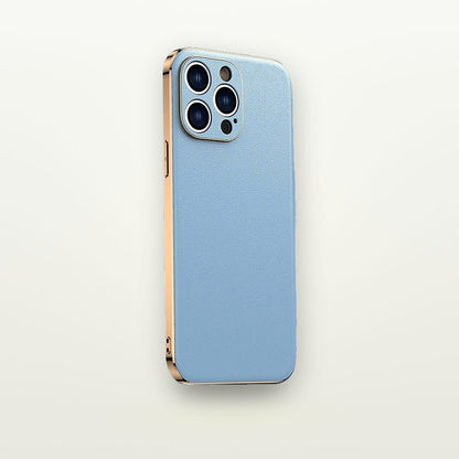 Plated-Edge Nappa Leather Case for iPhone 11–16 — GripLux (5)